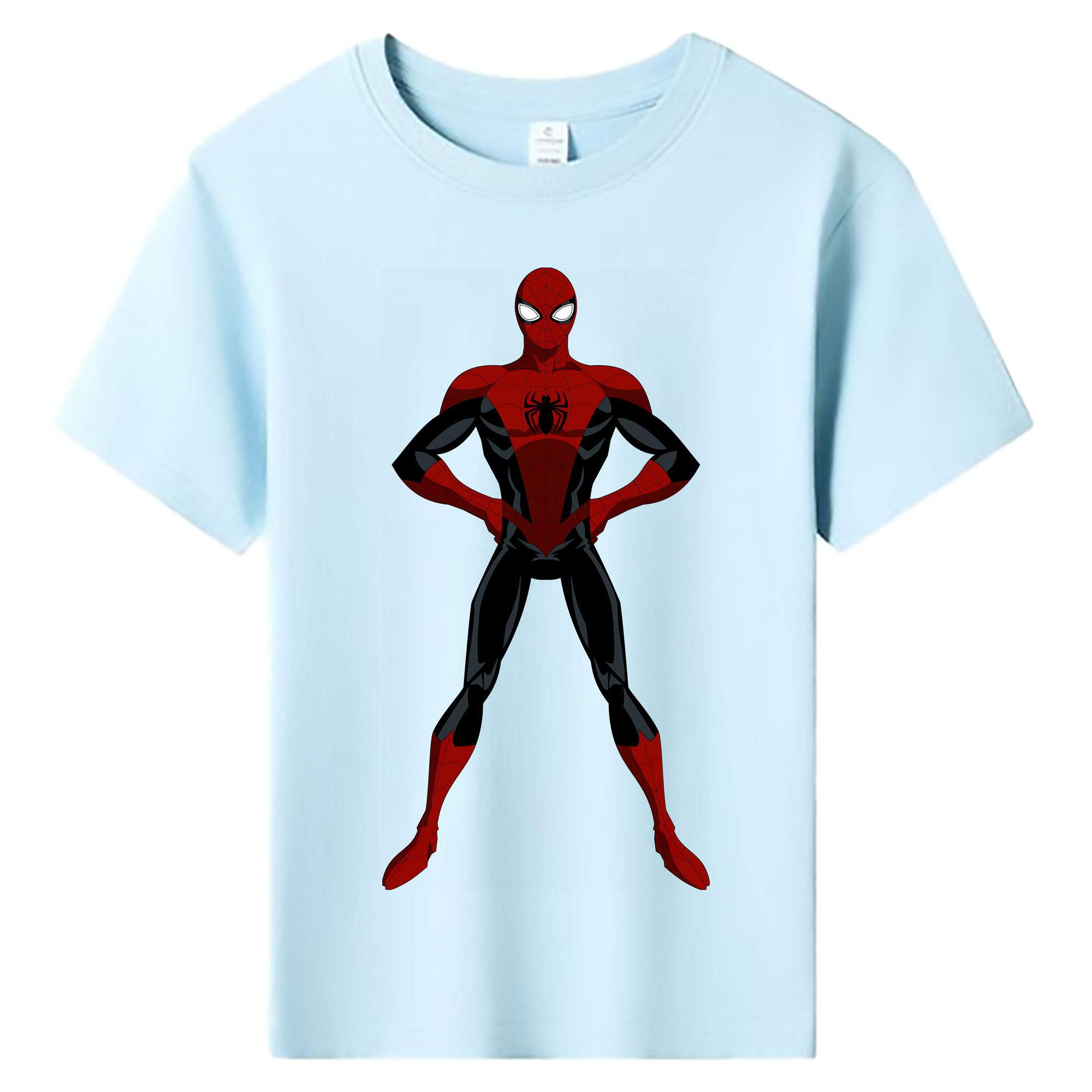 （画像用） Spider Man スパイダーマン 綿100％キッズTシャツ（フロントプリント）